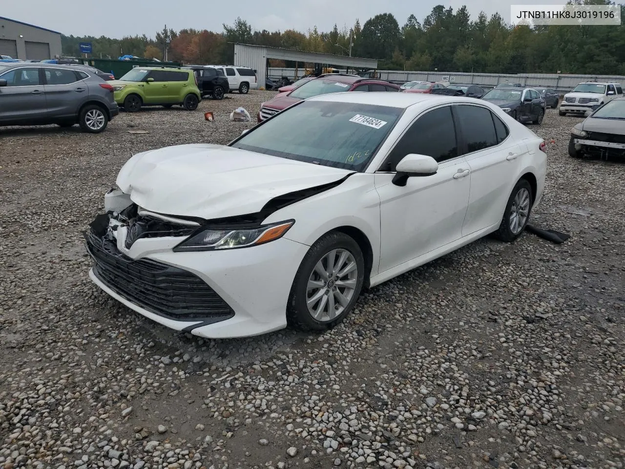 2018 Toyota Camry L VIN: JTNB11HK8J3019196 Lot: 77184624