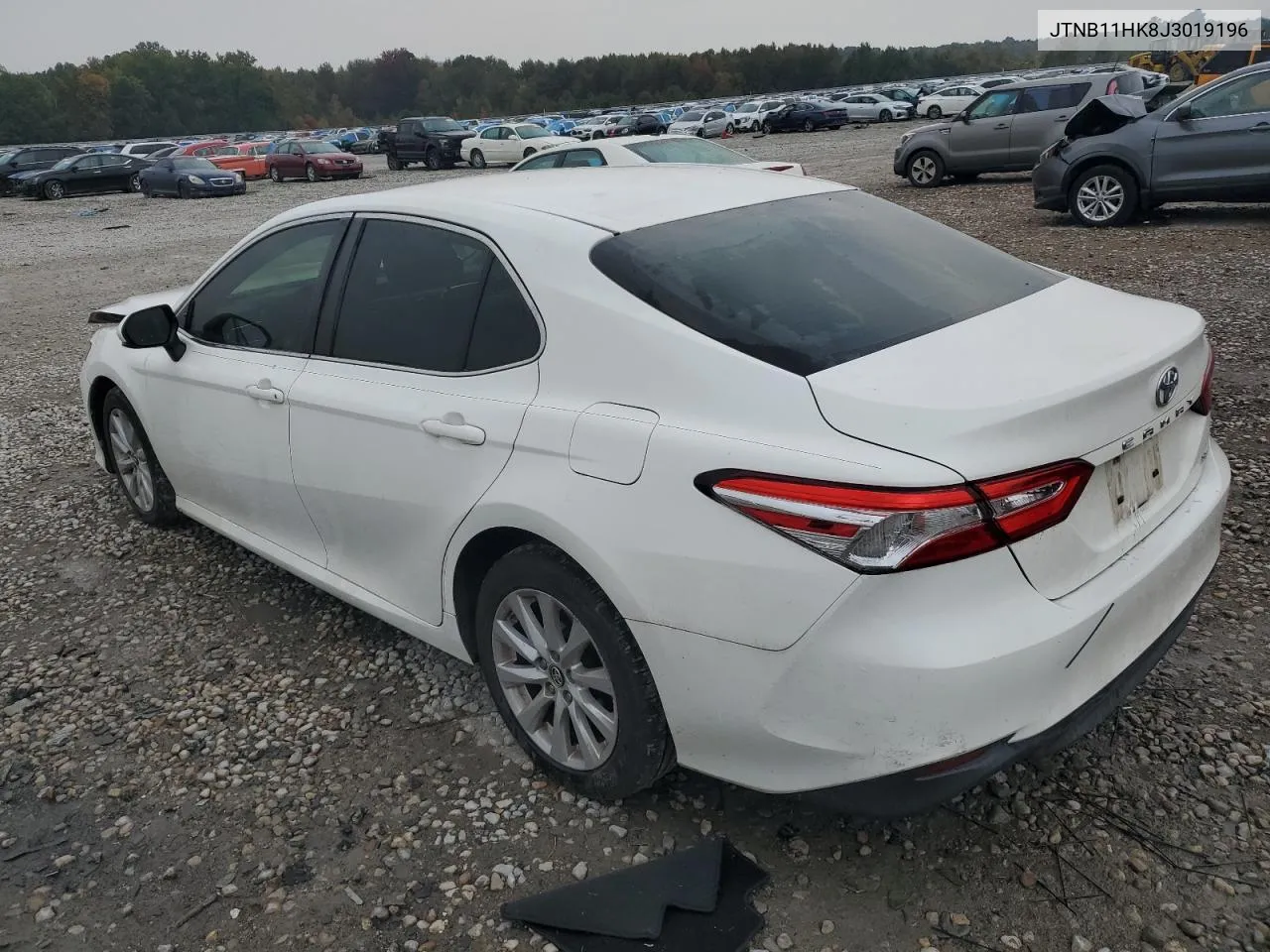 2018 Toyota Camry L VIN: JTNB11HK8J3019196 Lot: 77184624