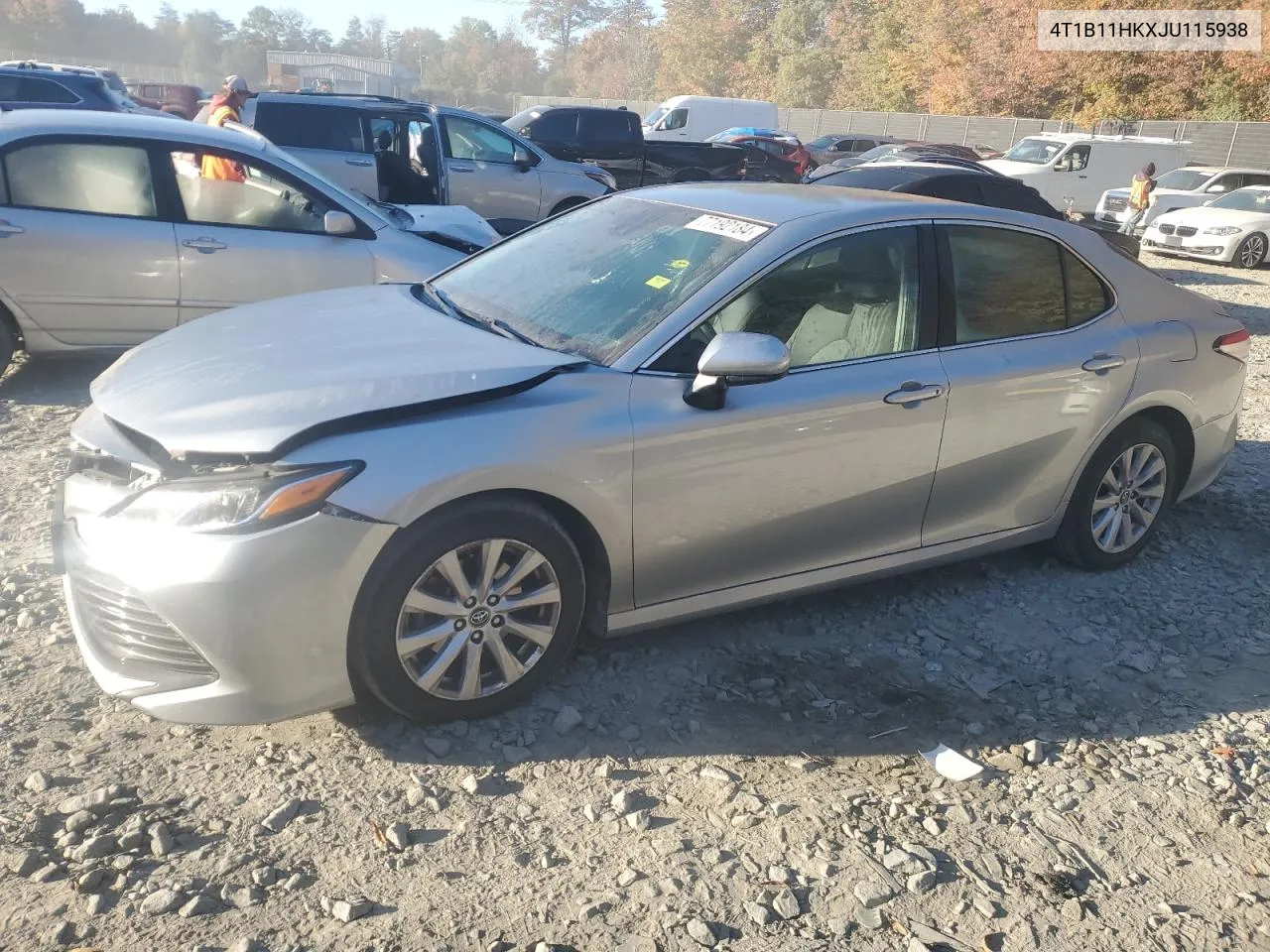 2018 Toyota Camry L VIN: 4T1B11HKXJU115938 Lot: 77192184