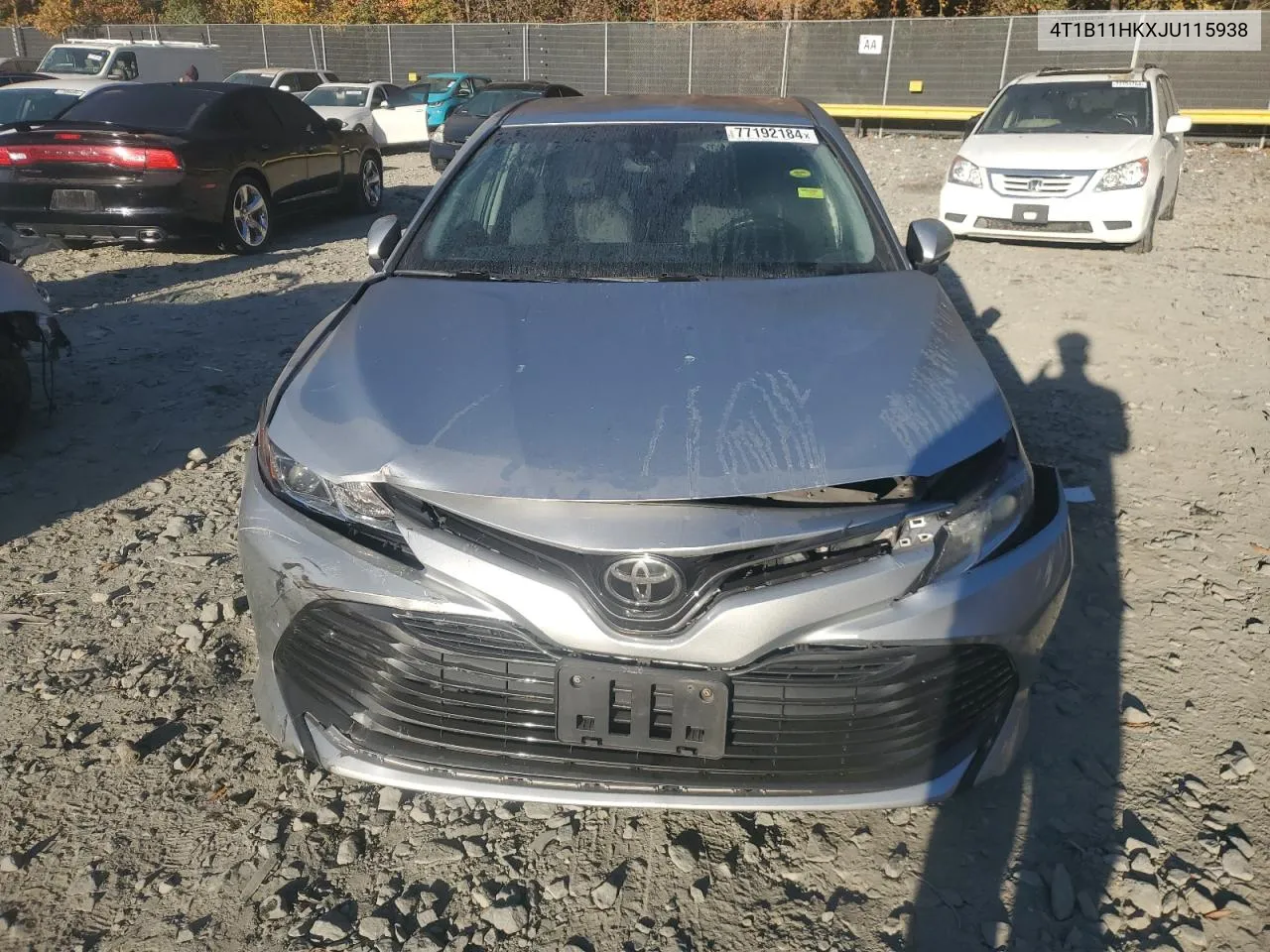 2018 Toyota Camry L VIN: 4T1B11HKXJU115938 Lot: 77192184