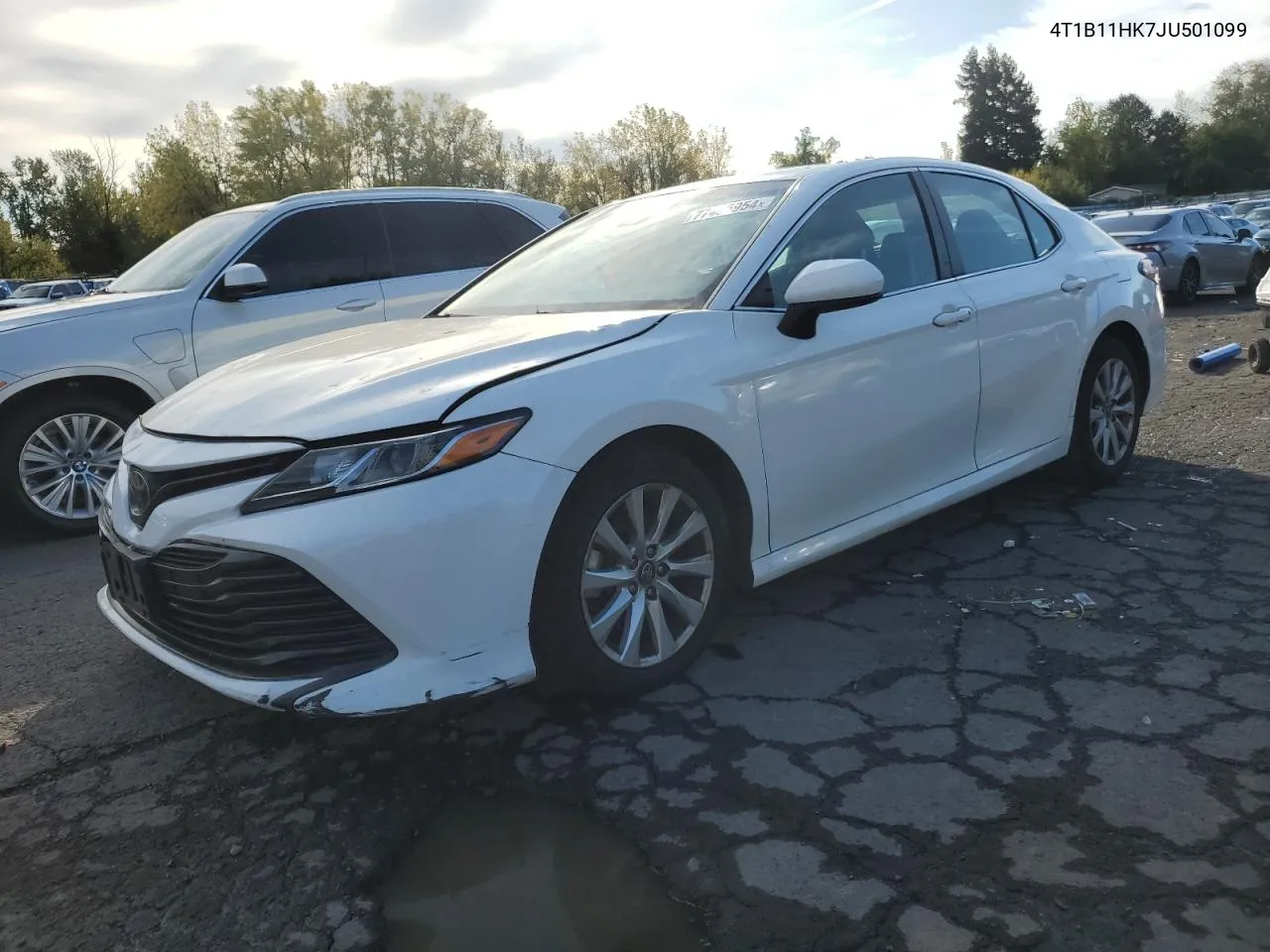 2018 Toyota Camry L VIN: 4T1B11HK7JU501099 Lot: 77405954