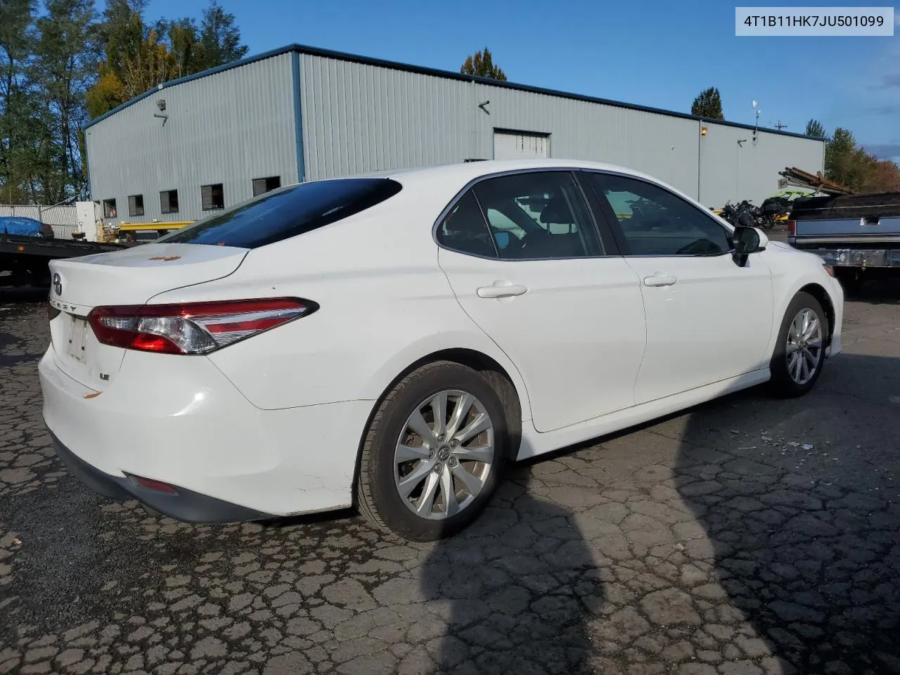 2018 Toyota Camry L VIN: 4T1B11HK7JU501099 Lot: 77405954