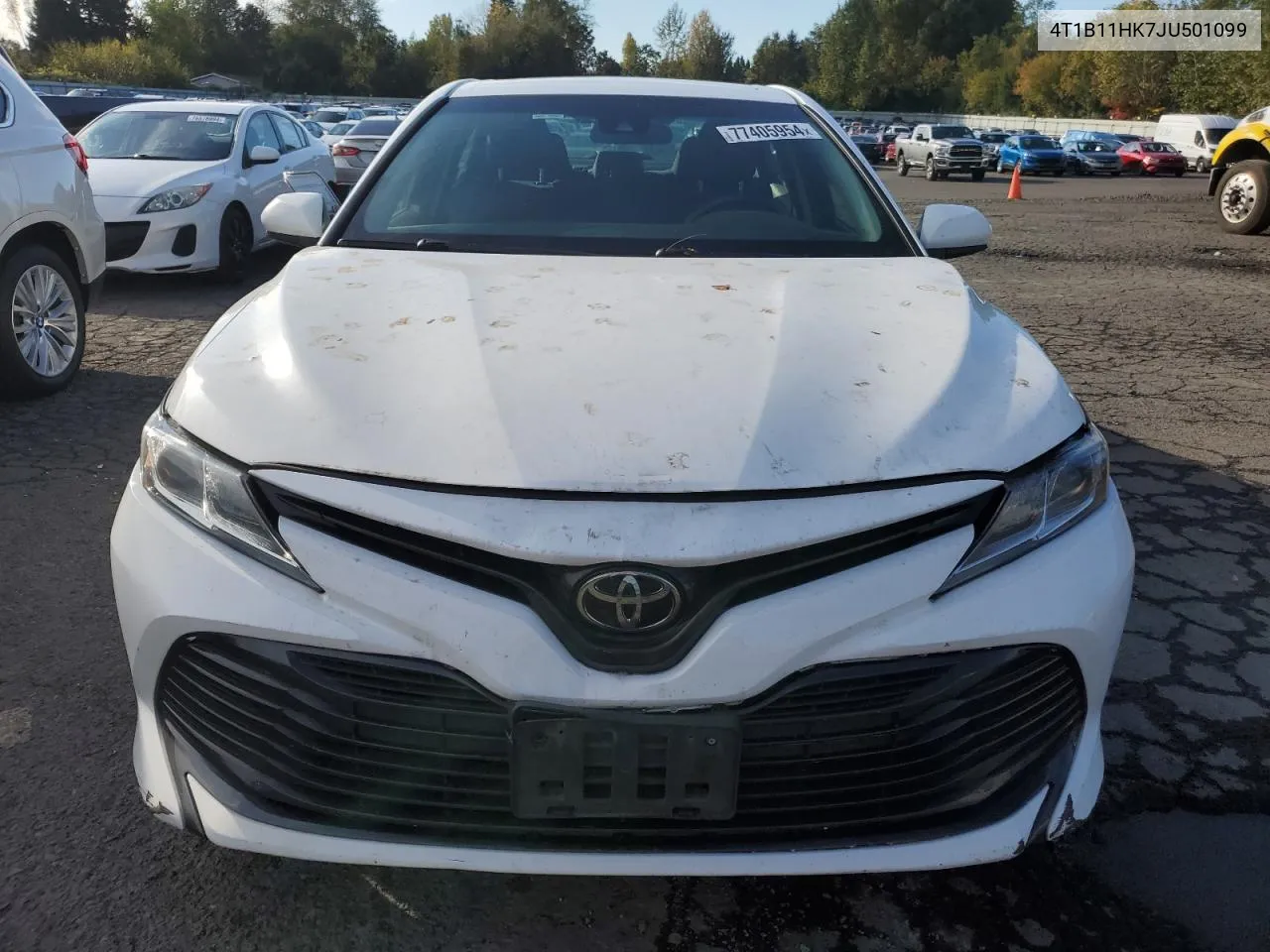 2018 Toyota Camry L VIN: 4T1B11HK7JU501099 Lot: 77405954