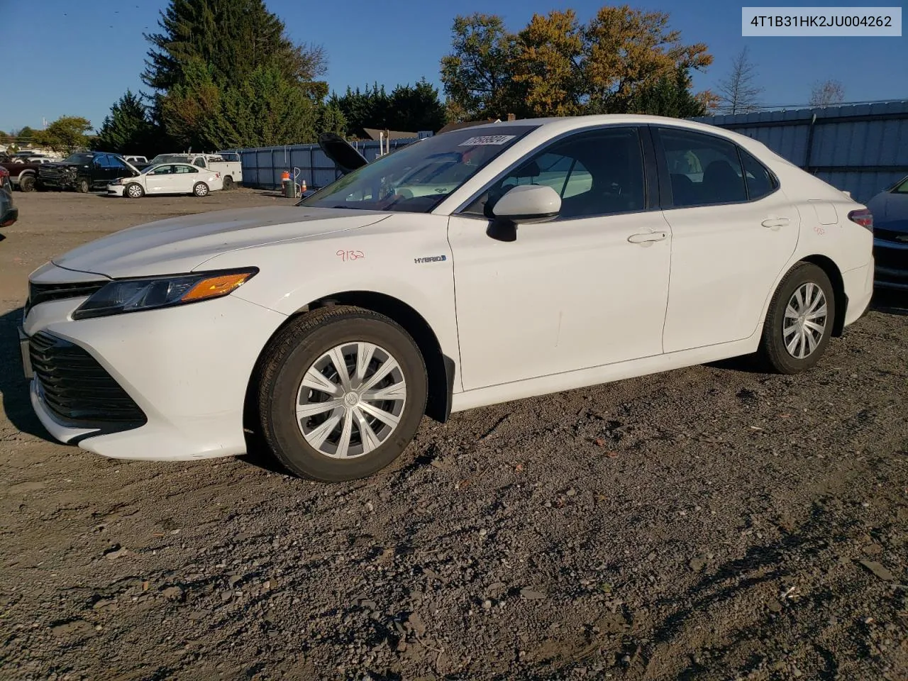 2018 Toyota Camry Le VIN: 4T1B31HK2JU004262 Lot: 77549924