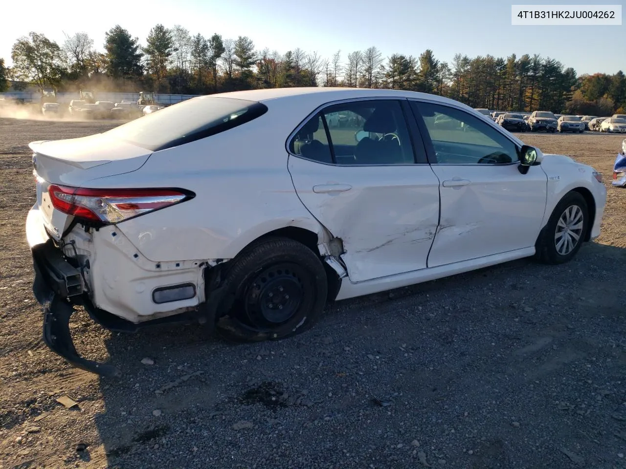 2018 Toyota Camry Le VIN: 4T1B31HK2JU004262 Lot: 77549924