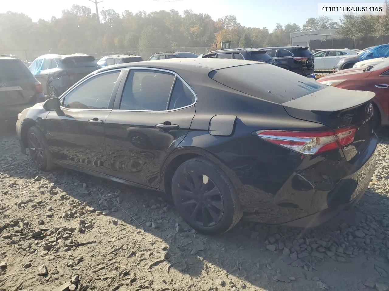 4T1B11HK4JU514165 2018 Toyota Camry L