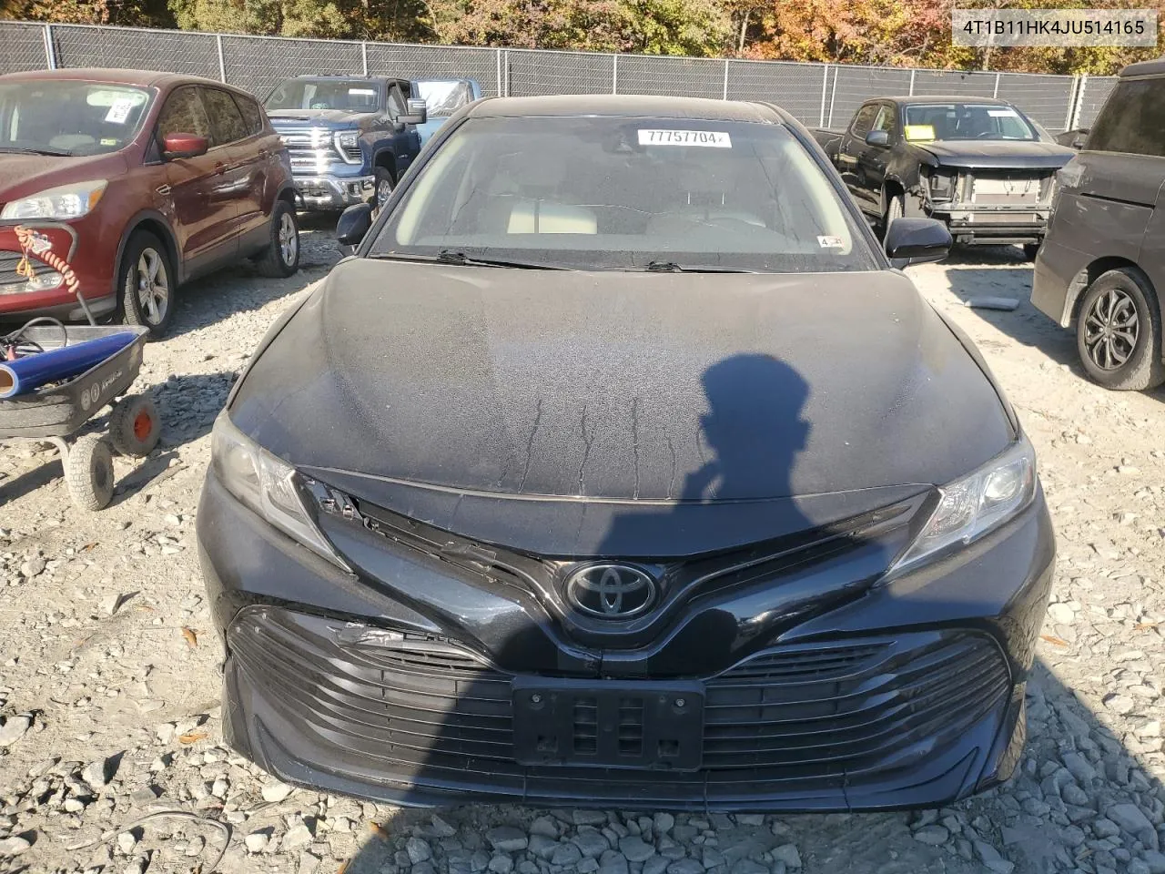 2018 Toyota Camry L VIN: 4T1B11HK4JU514165 Lot: 77757704