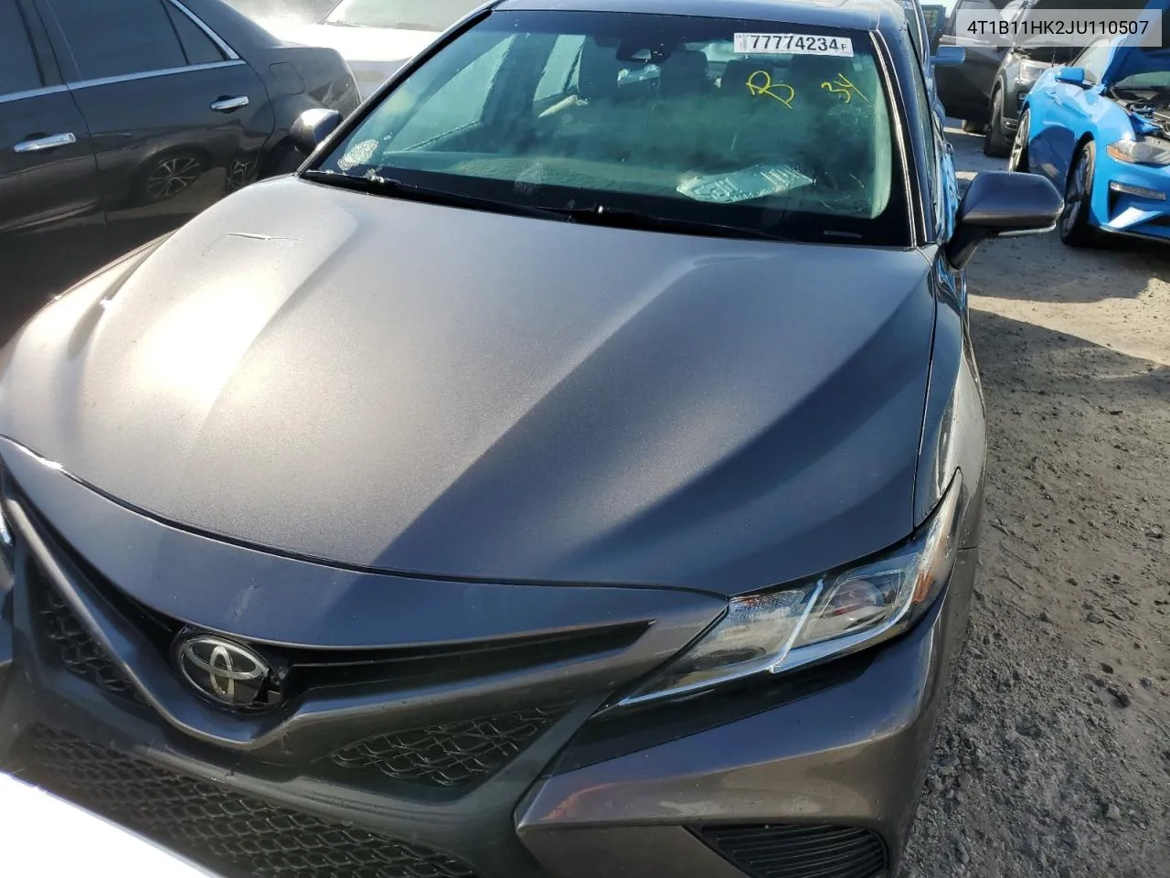 2018 Toyota Camry L VIN: 4T1B11HK2JU110507 Lot: 77774234