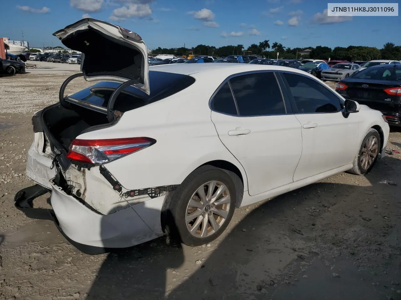 2018 Toyota Camry L VIN: JTNB11HK8J3011096 Lot: 77783144