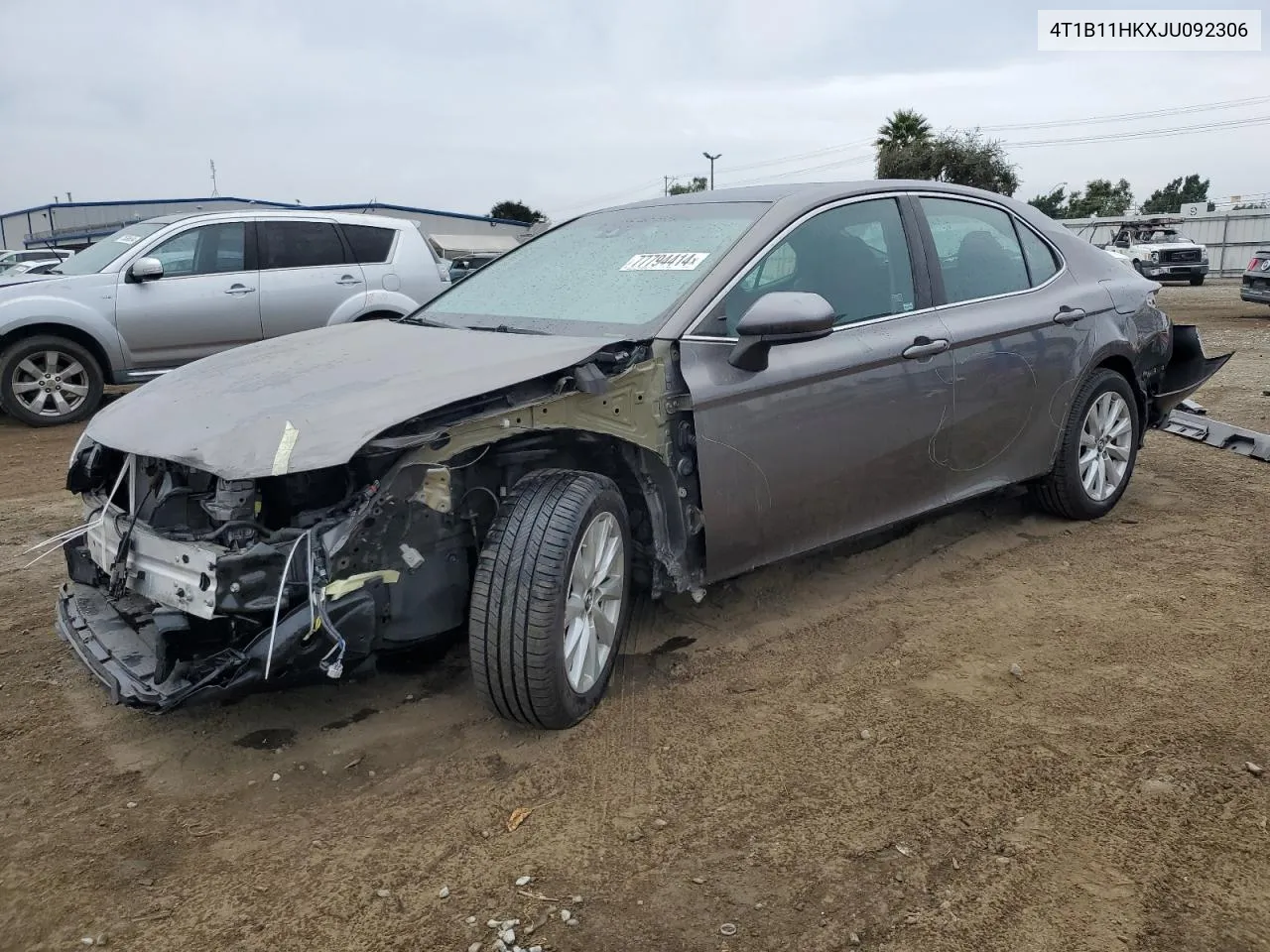 2018 Toyota Camry L VIN: 4T1B11HKXJU092306 Lot: 77794414