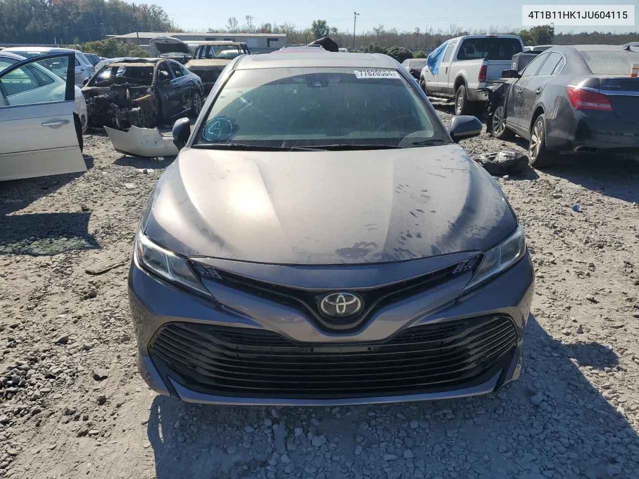 2018 Toyota Camry L VIN: 4T1B11HK1JU604115 Lot: 77820584