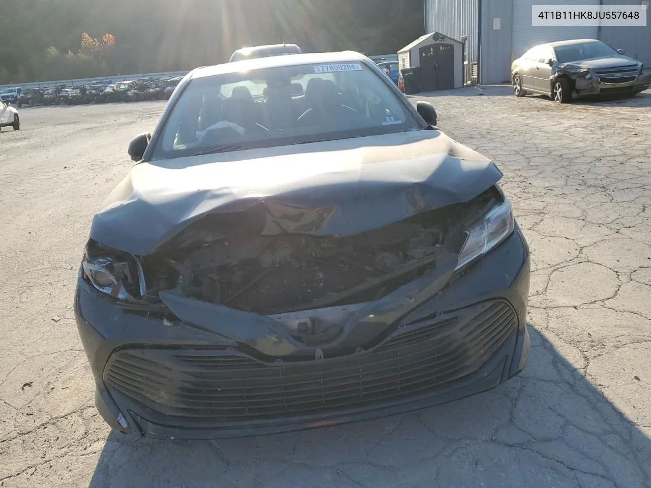 2018 Toyota Camry L VIN: 4T1B11HK8JU557648 Lot: 77890204