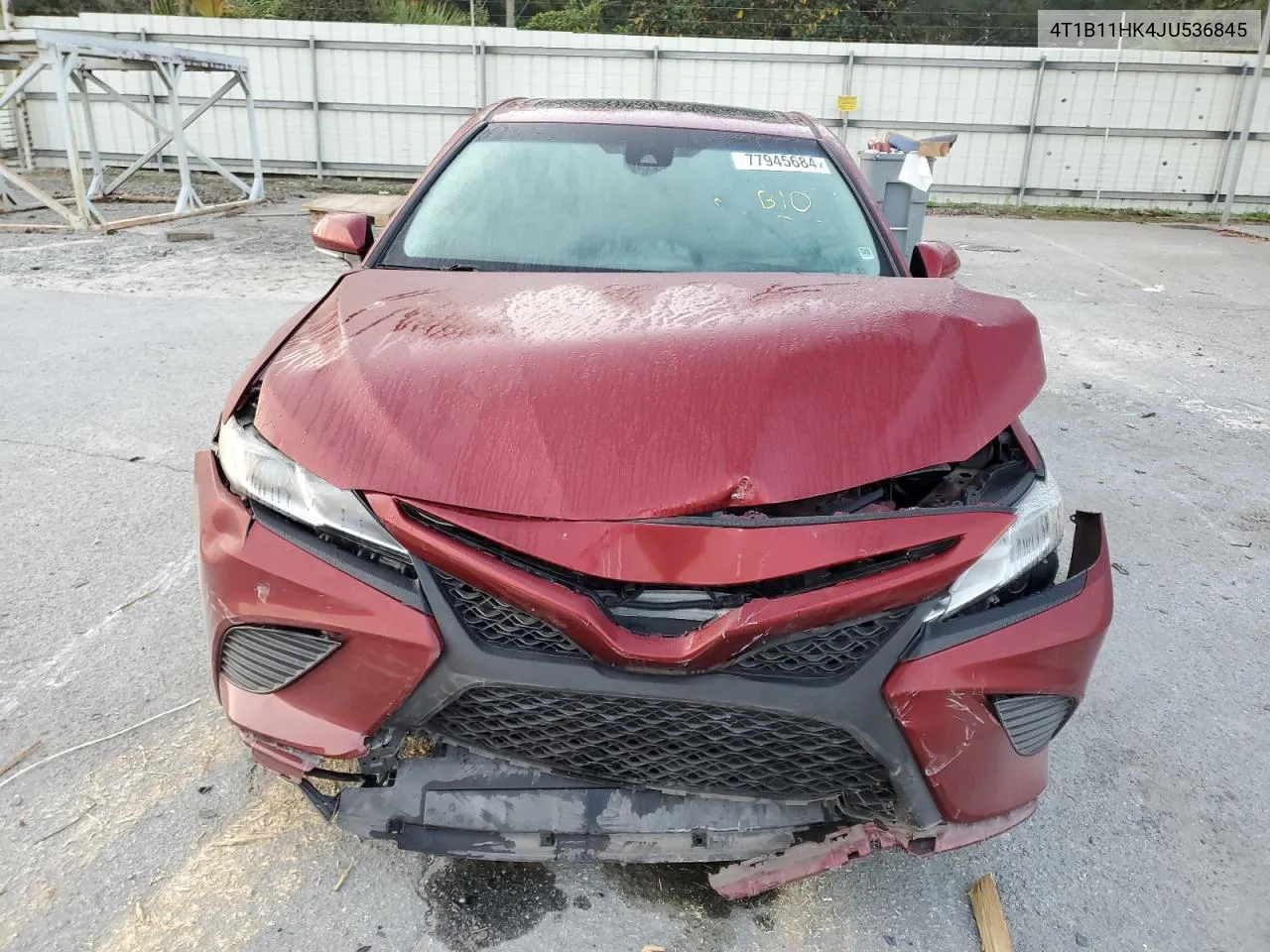 4T1B11HK4JU536845 2018 Toyota Camry L