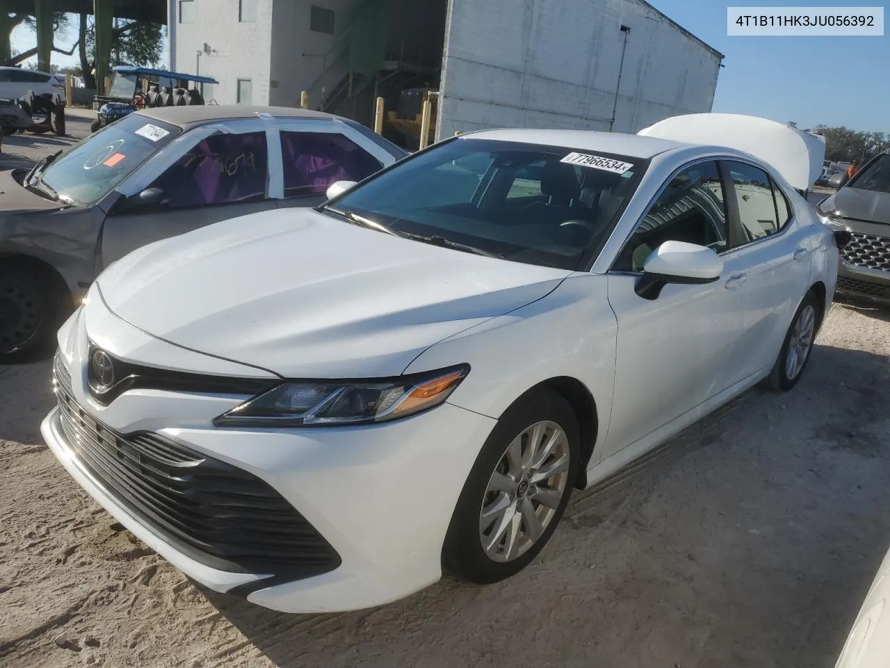 2018 Toyota Camry L VIN: 4T1B11HK3JU056392 Lot: 77966534