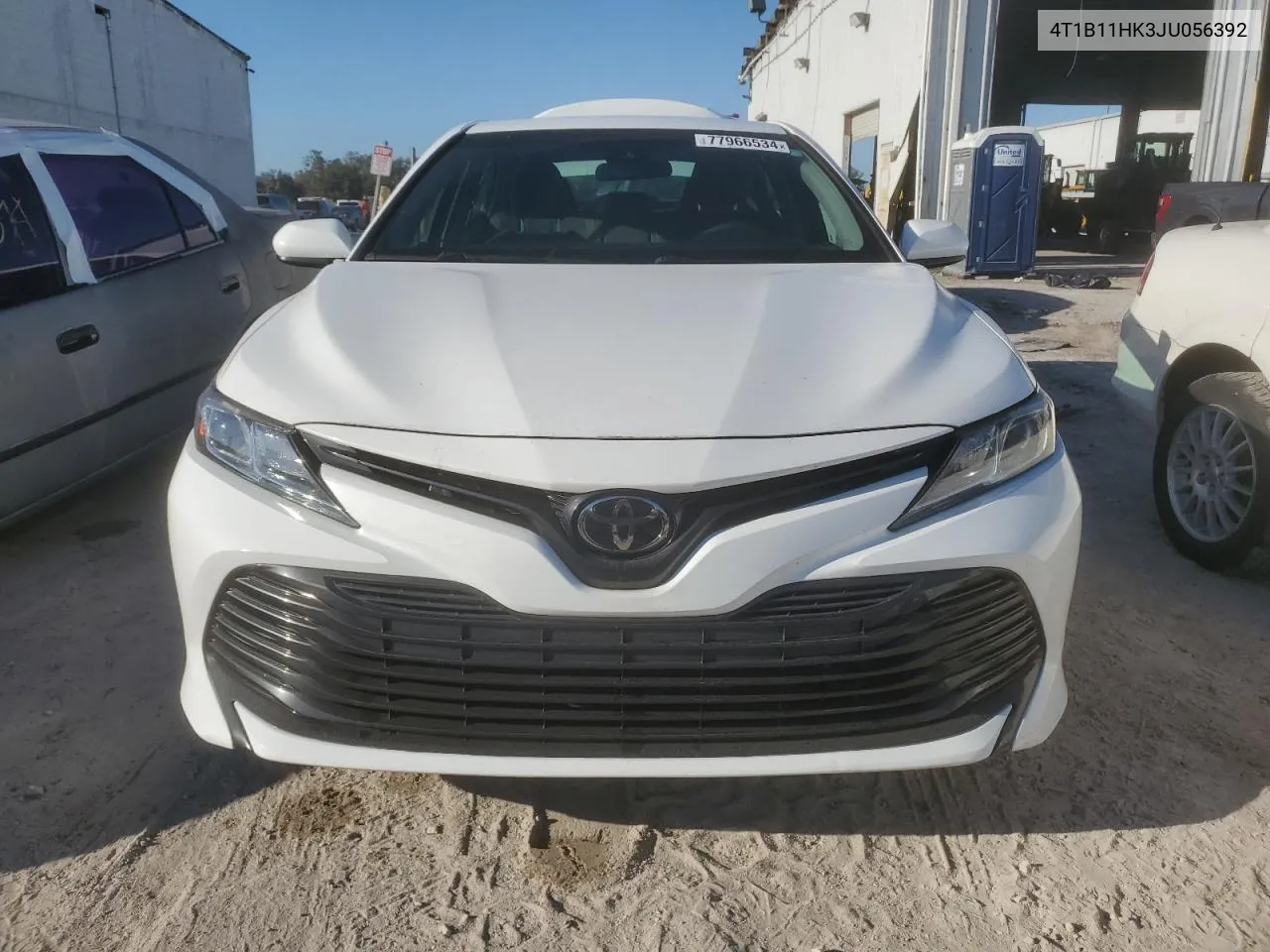 2018 Toyota Camry L VIN: 4T1B11HK3JU056392 Lot: 77966534