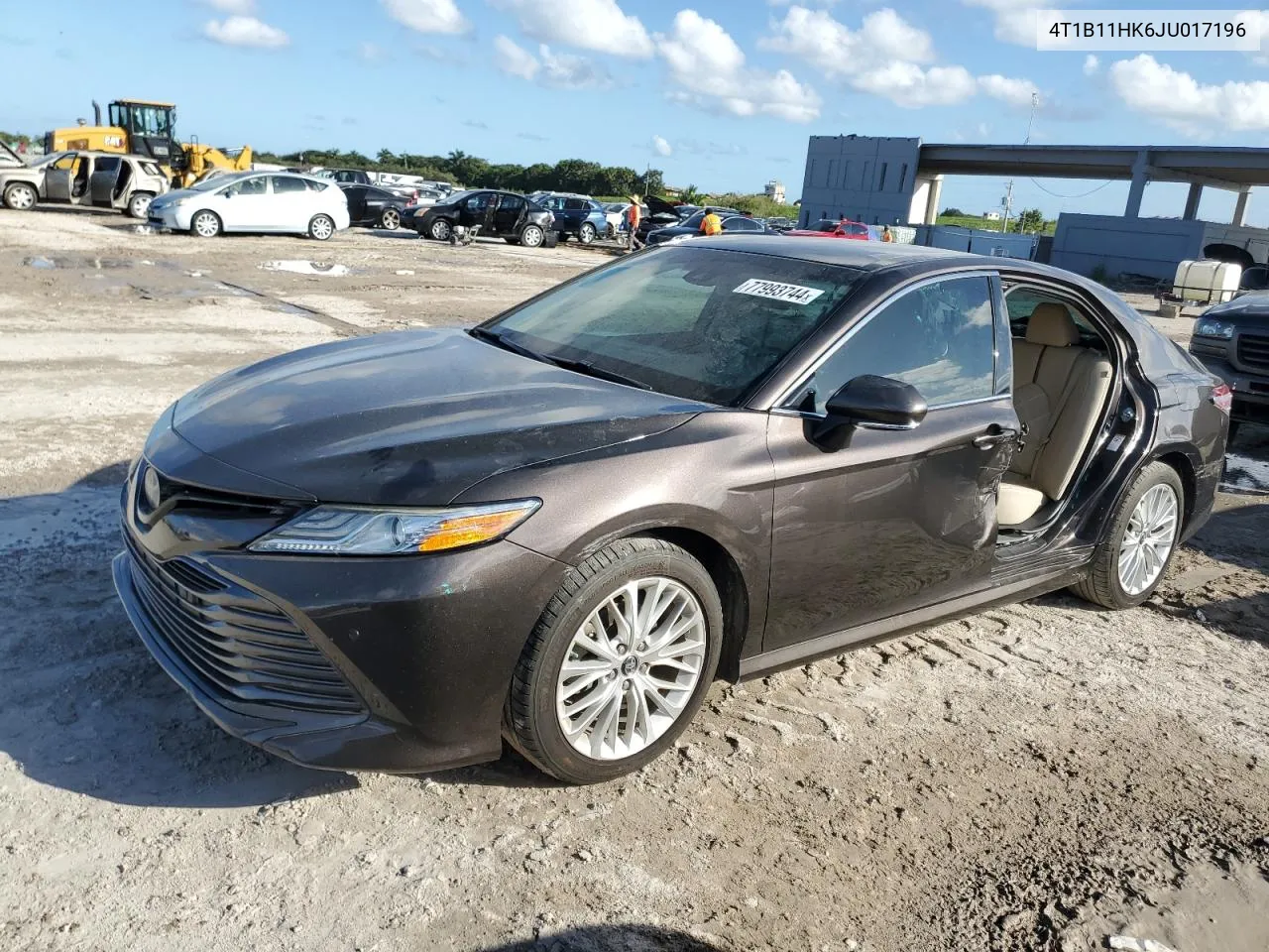 2018 Toyota Camry L VIN: 4T1B11HK6JU017196 Lot: 77993744