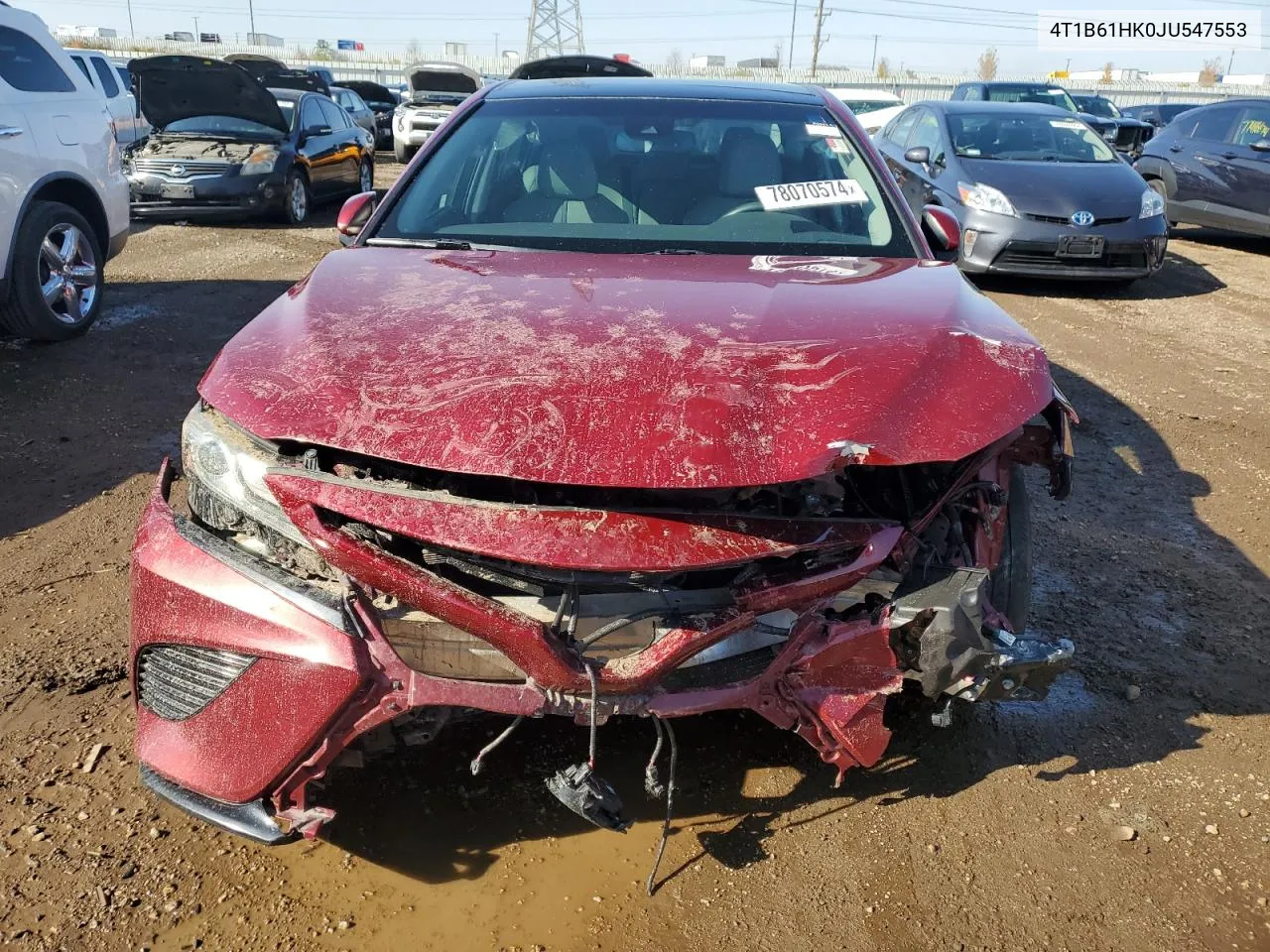 4T1B61HK0JU547553 2018 Toyota Camry Xse