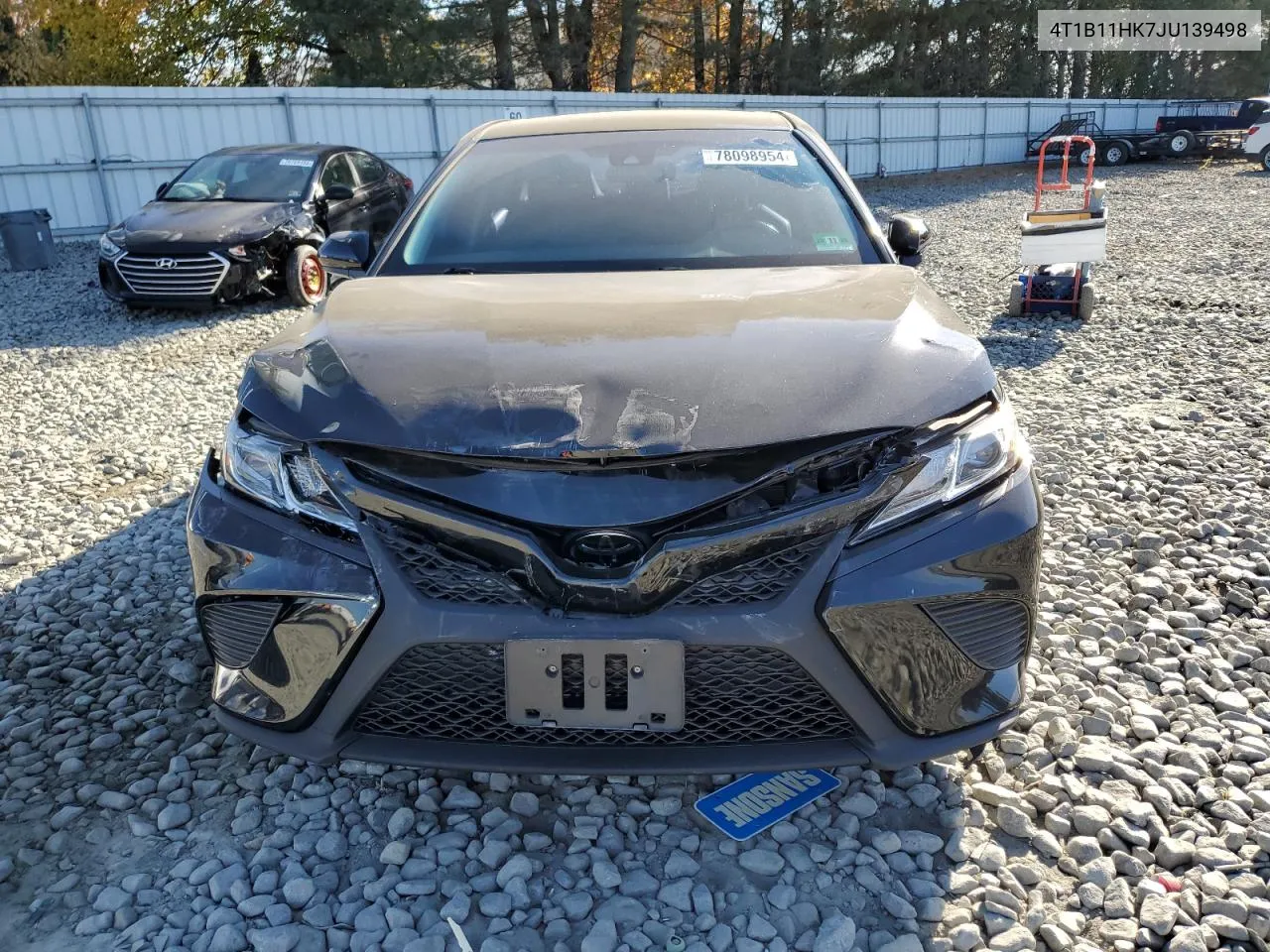 2018 Toyota Camry L VIN: 4T1B11HK7JU139498 Lot: 78098954