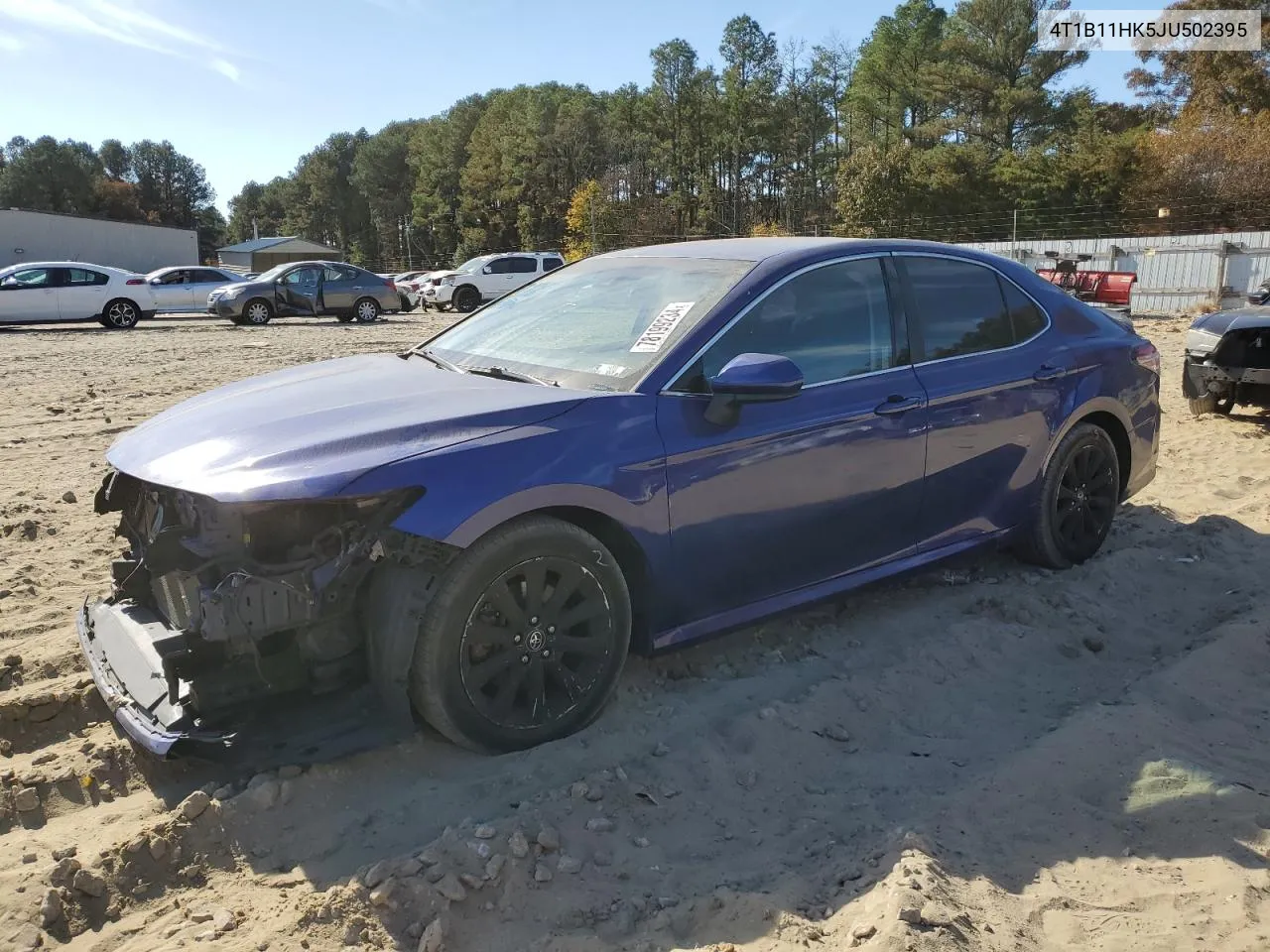 2018 Toyota Camry L VIN: 4T1B11HK5JU502395 Lot: 78199234