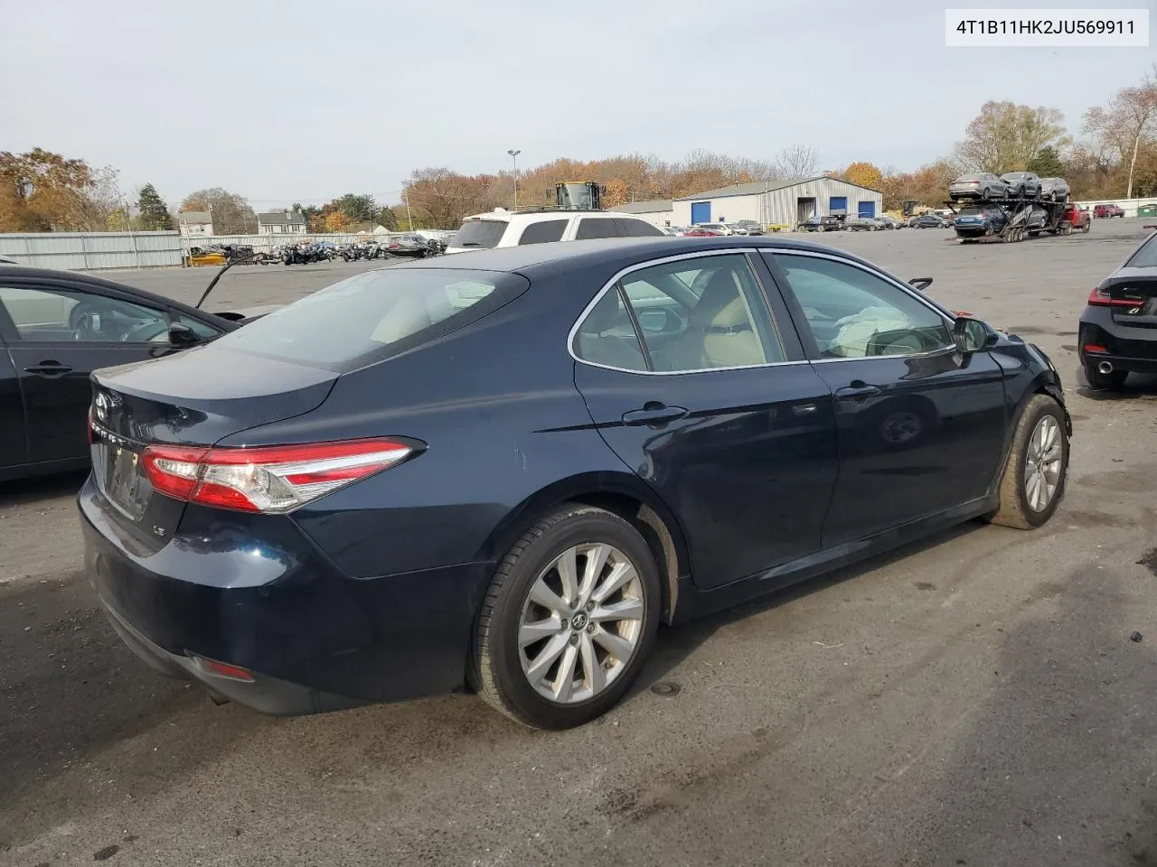 4T1B11HK2JU569911 2018 Toyota Camry L