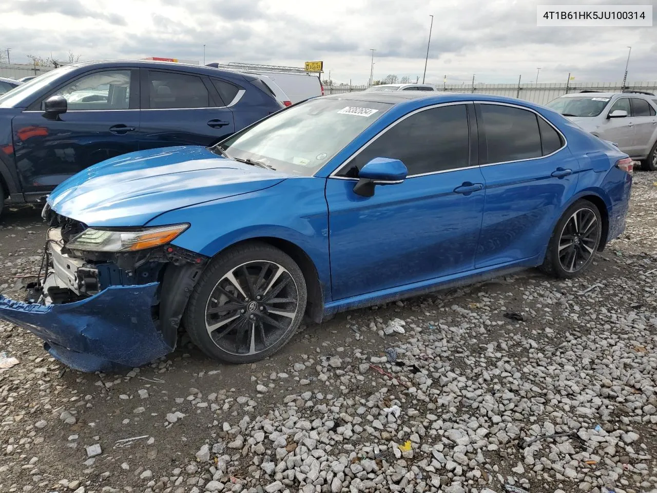 2018 Toyota Camry Xse VIN: 4T1B61HK5JU100314 Lot: 78382654