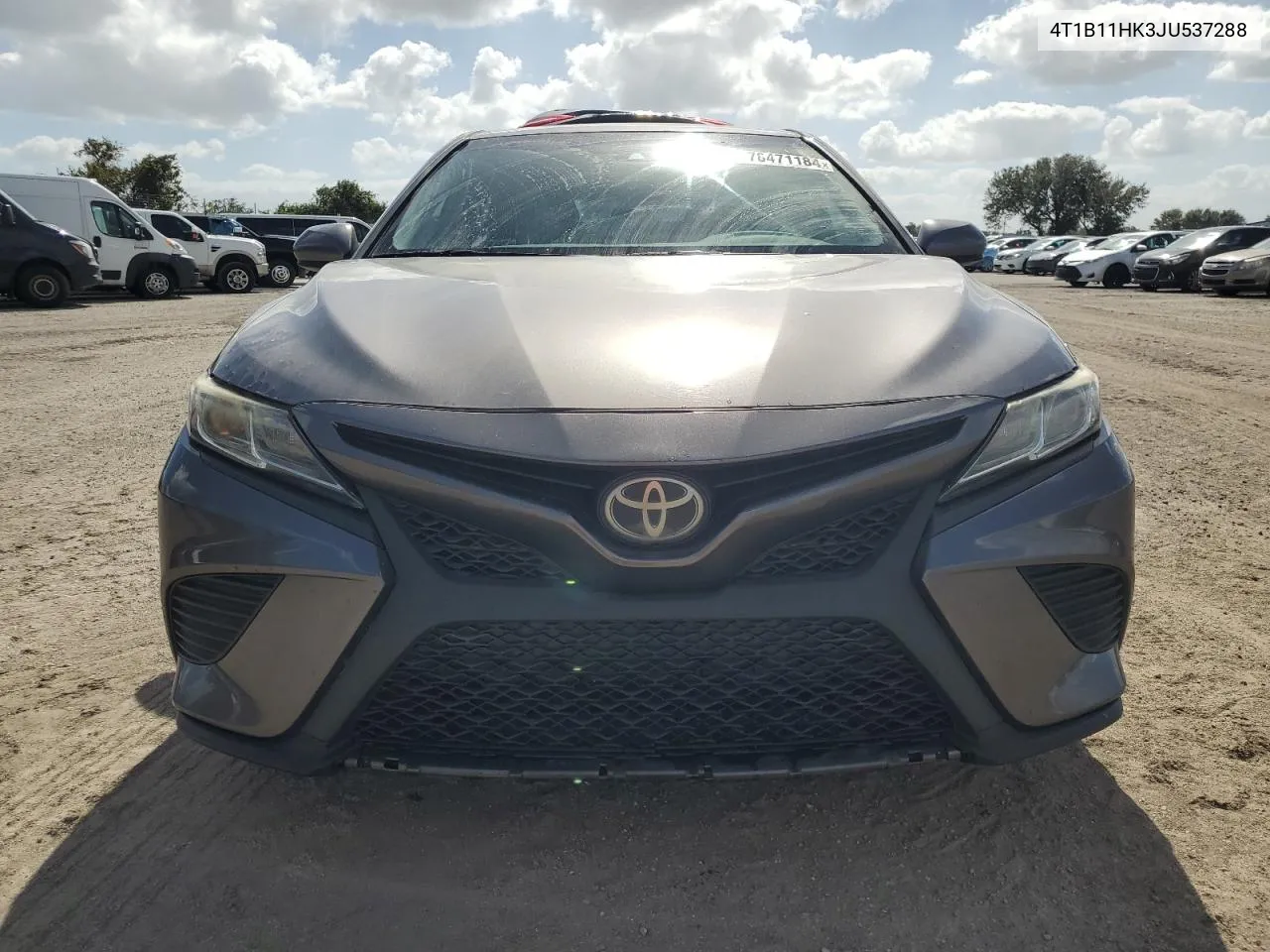 2018 Toyota Camry L VIN: 4T1B11HK3JU537288 Lot: 78471184