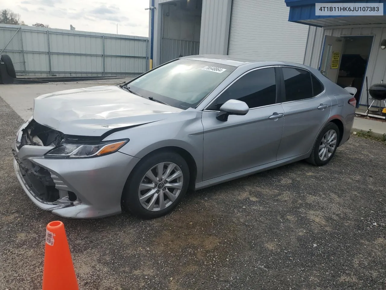 2018 Toyota Camry L VIN: 4T1B11HK6JU107383 Lot: 78548864