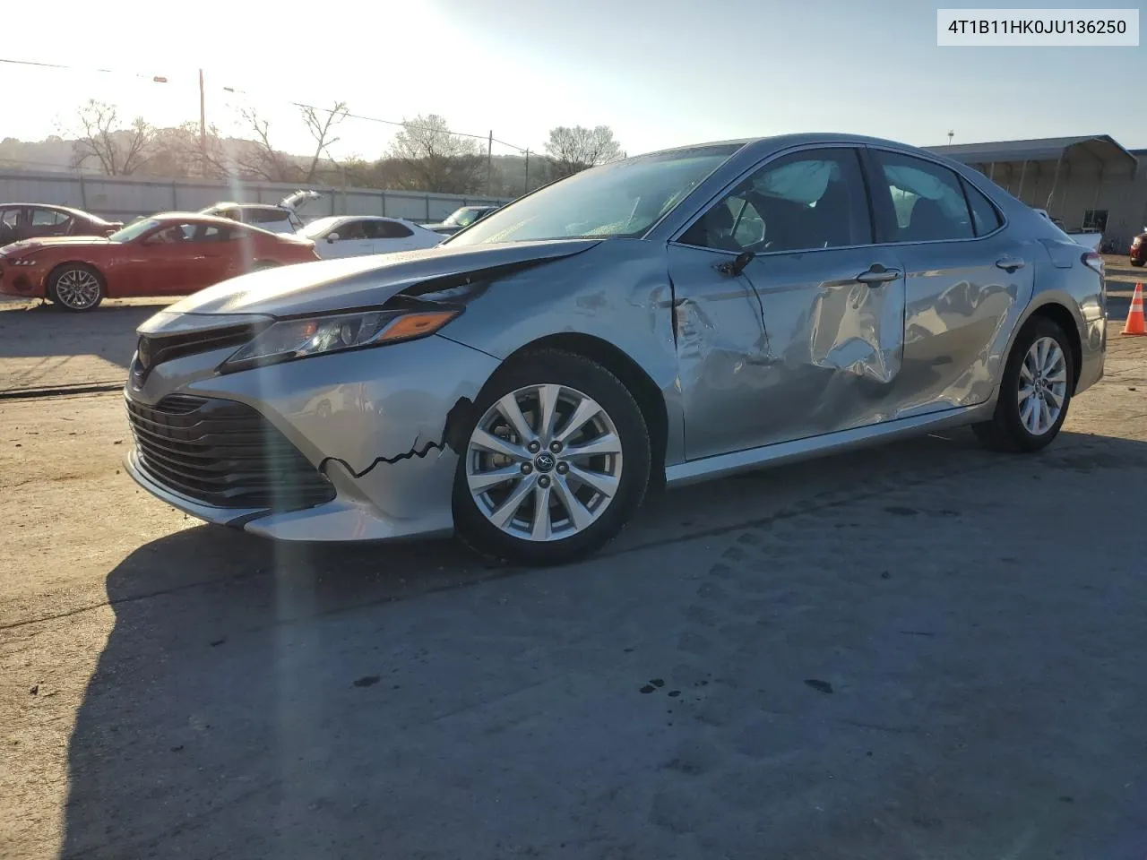 2018 Toyota Camry L VIN: 4T1B11HK0JU136250 Lot: 78587154