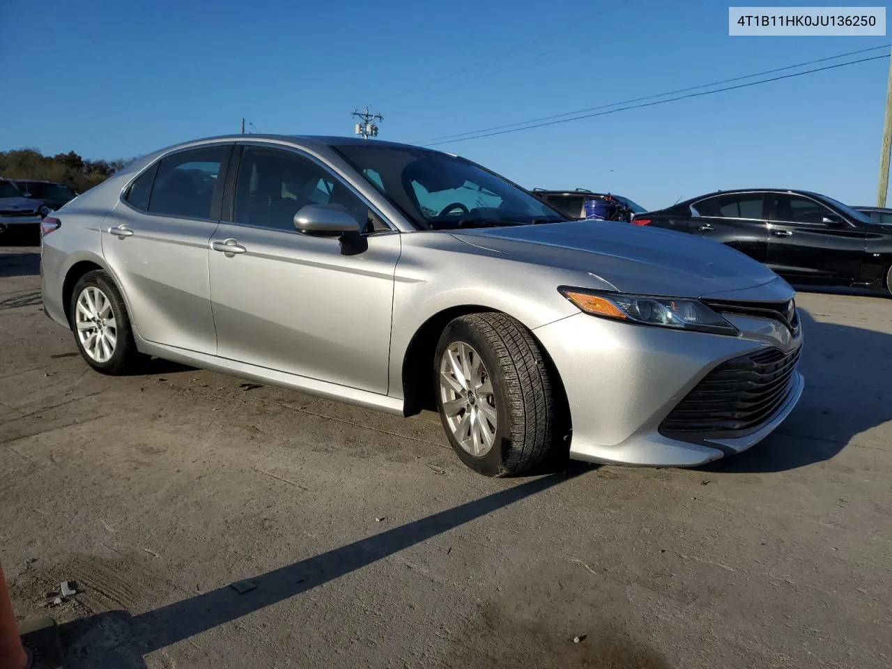 2018 Toyota Camry L VIN: 4T1B11HK0JU136250 Lot: 78587154