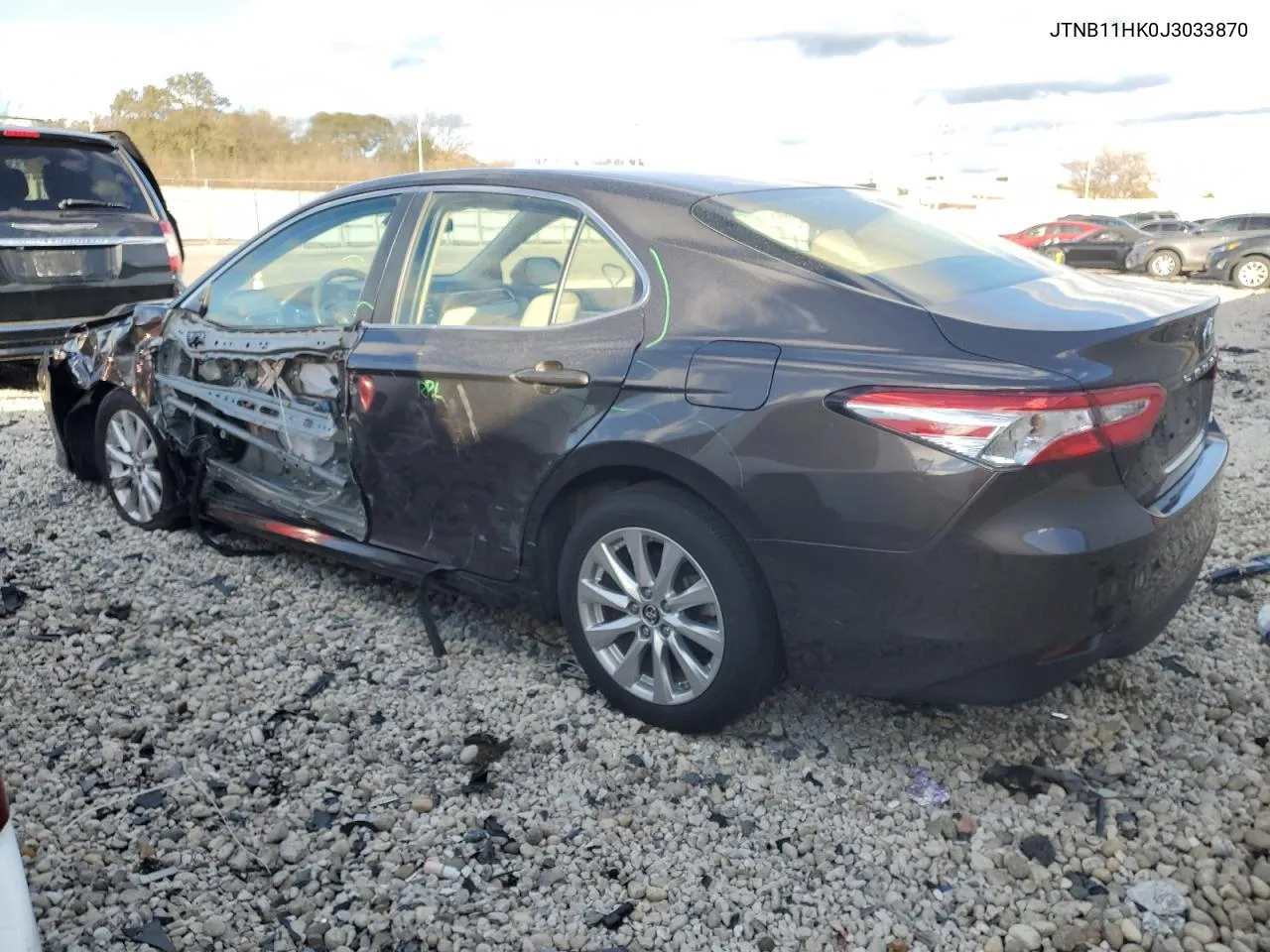 2018 Toyota Camry L VIN: JTNB11HK0J3033870 Lot: 78600034