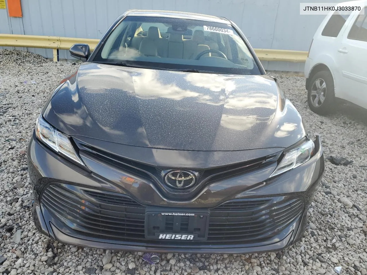 2018 Toyota Camry L VIN: JTNB11HK0J3033870 Lot: 78600034