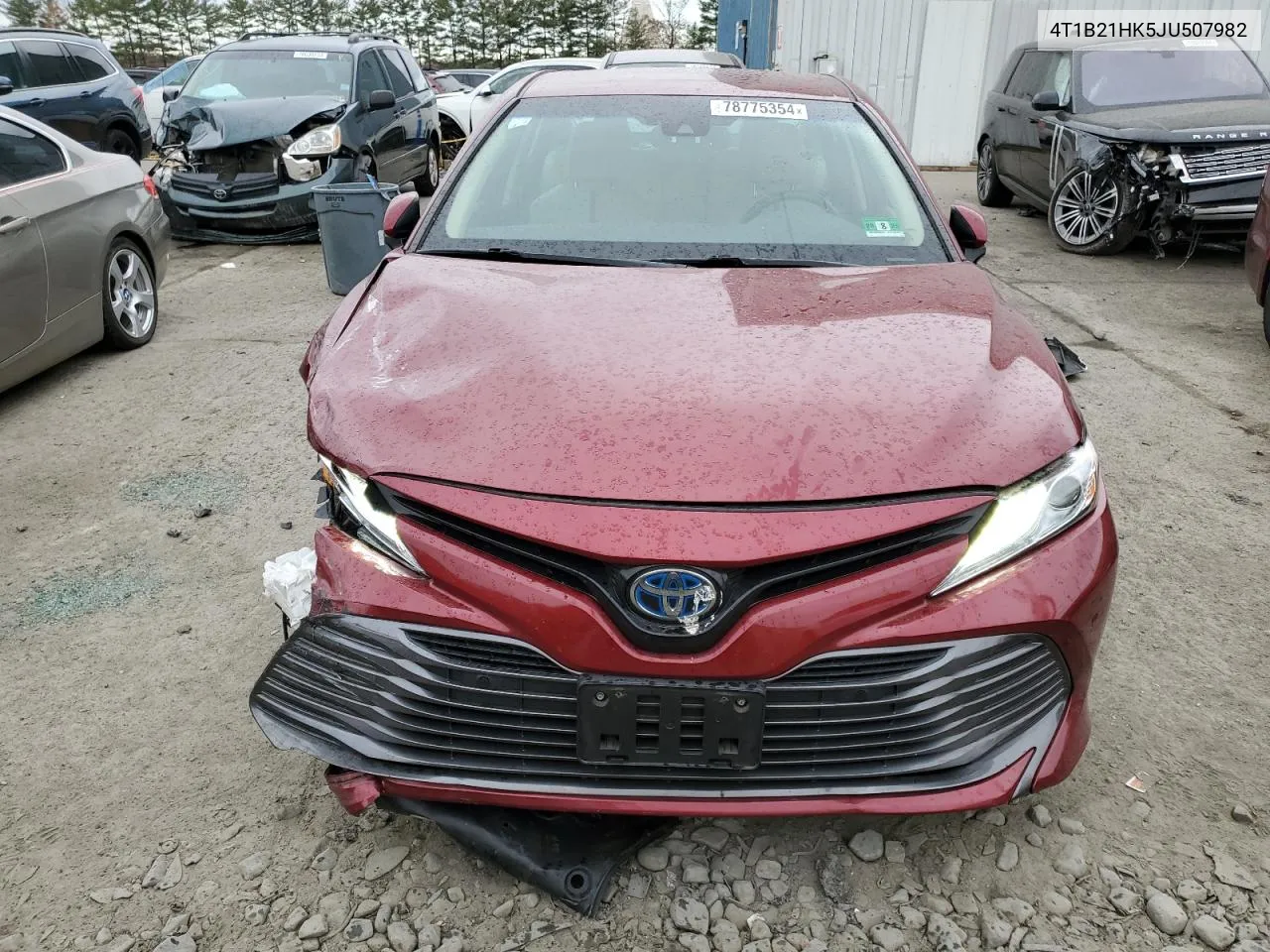 2018 Toyota Camry Hybrid VIN: 4T1B21HK5JU507982 Lot: 78775354