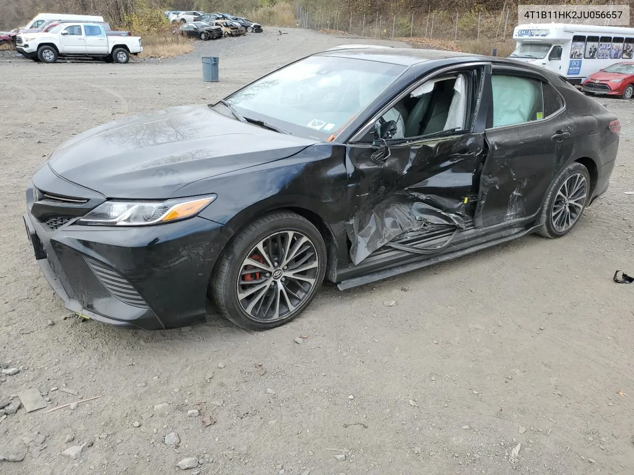 2018 Toyota Camry L VIN: 4T1B11HK2JU056657 Lot: 78814934