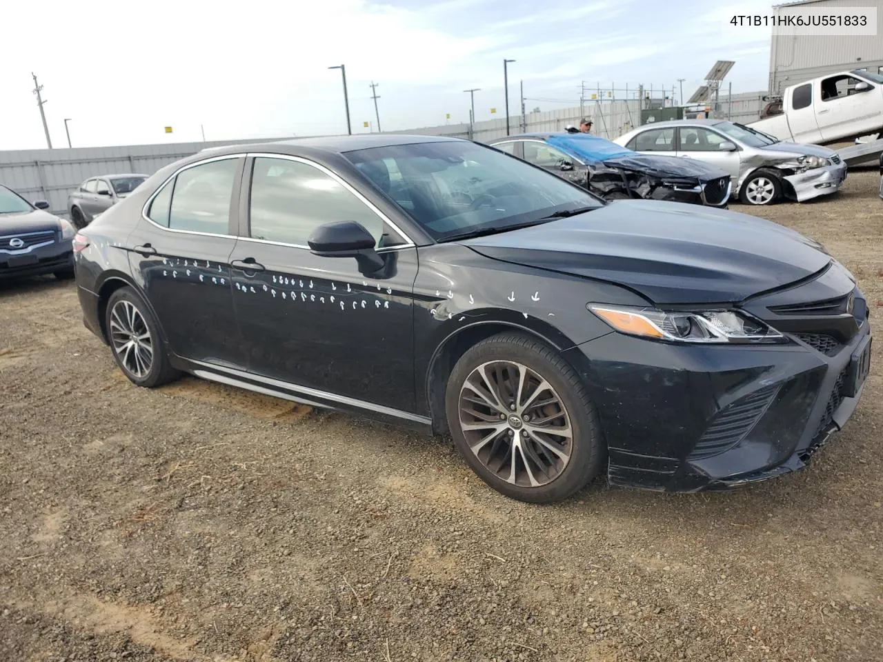 2018 Toyota Camry L VIN: 4T1B11HK6JU551833 Lot: 78833614