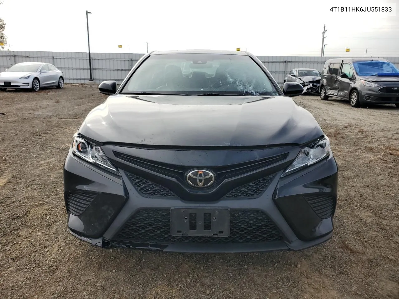 2018 Toyota Camry L VIN: 4T1B11HK6JU551833 Lot: 78833614