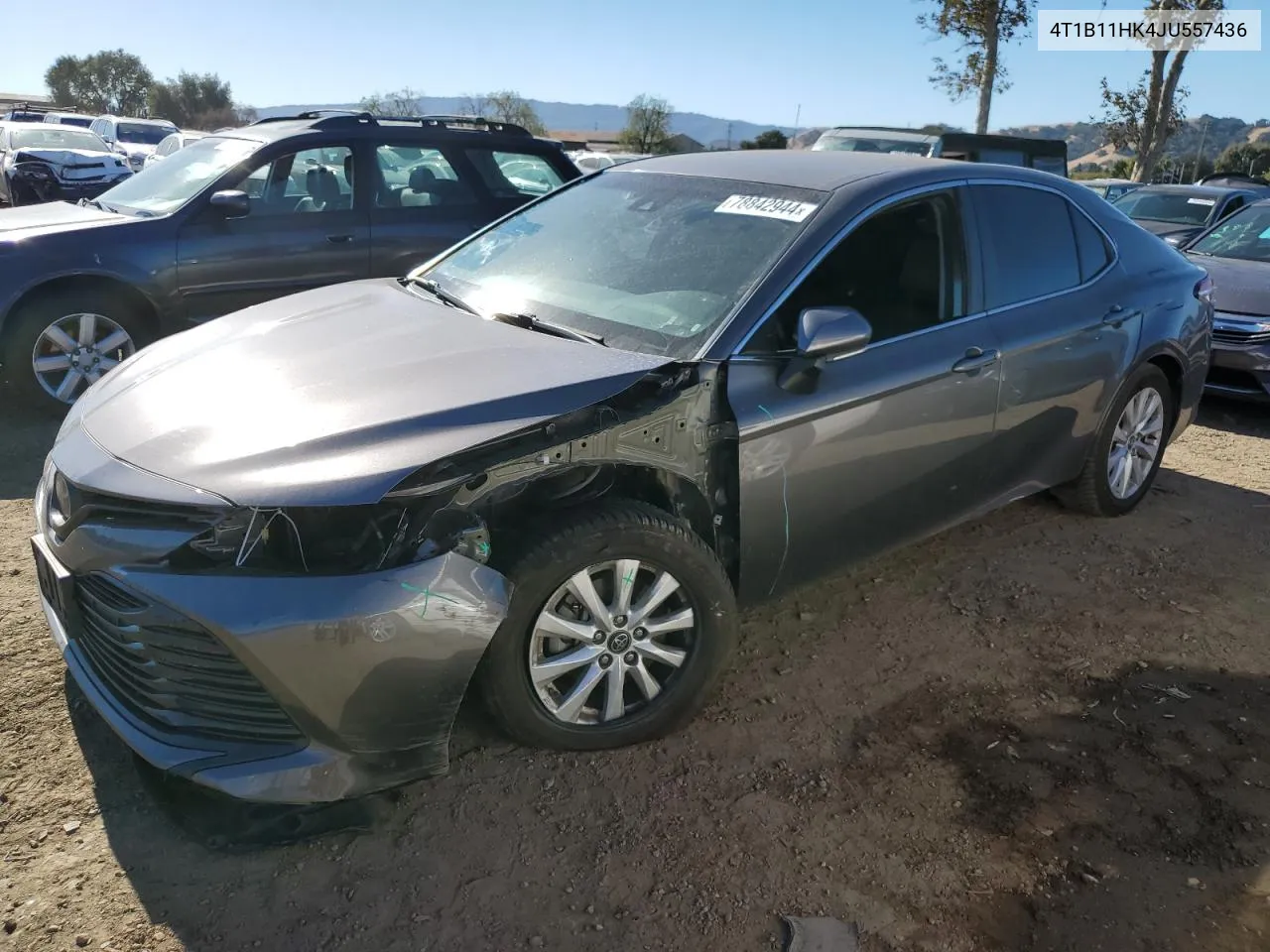 4T1B11HK4JU557436 2018 Toyota Camry L