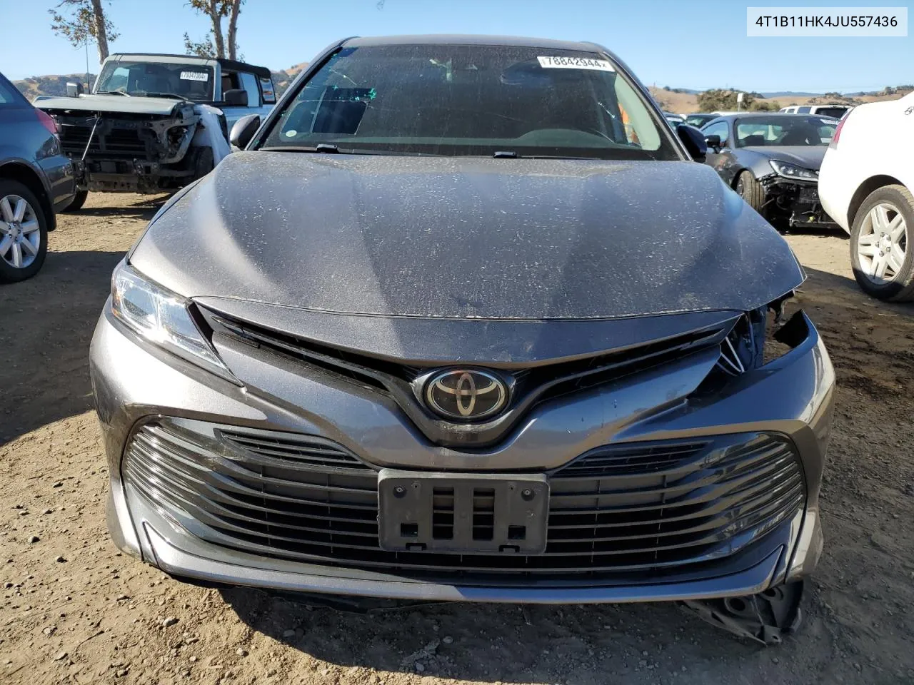 2018 Toyota Camry L VIN: 4T1B11HK4JU557436 Lot: 78842944