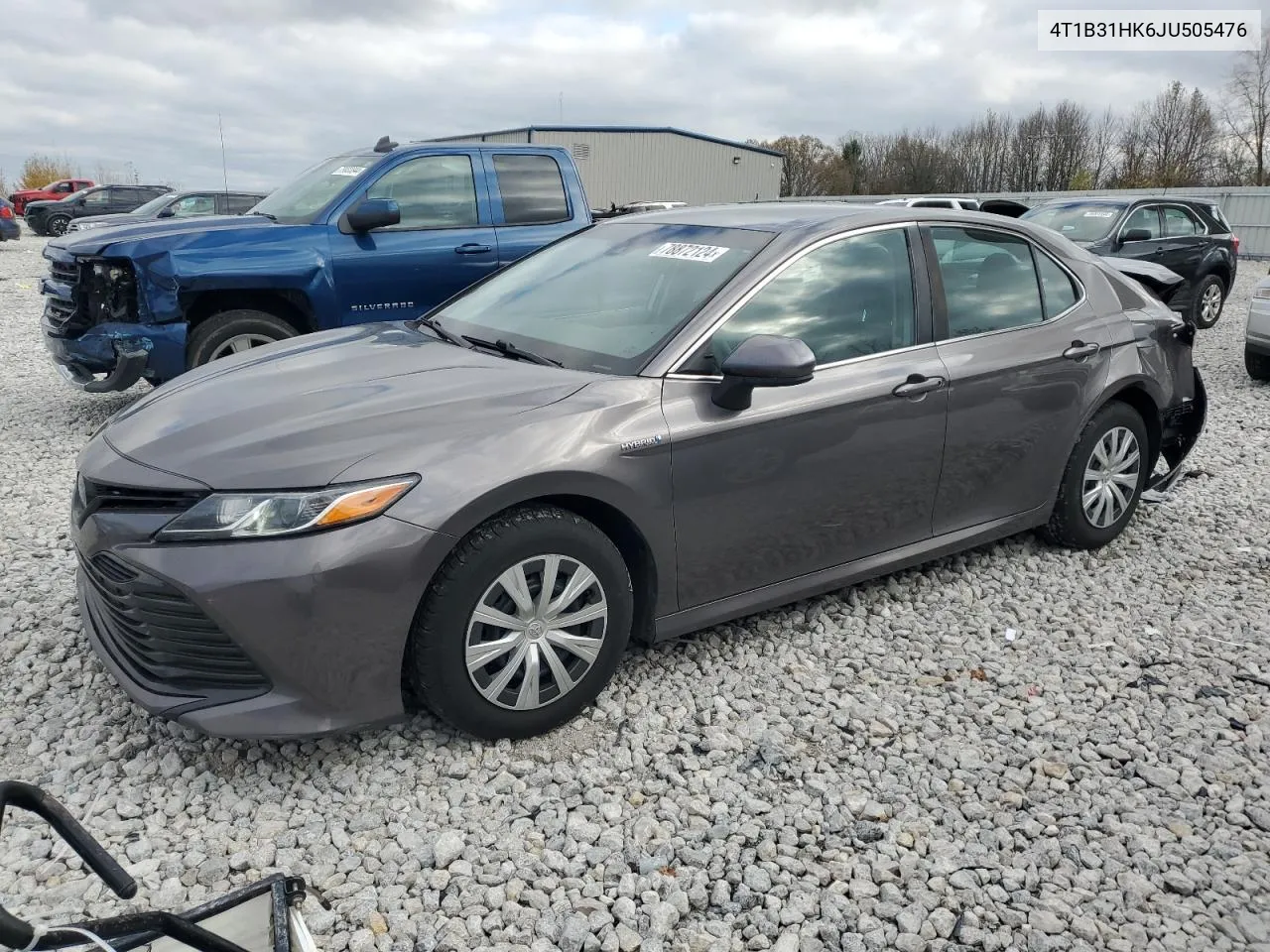 2018 Toyota Camry Le VIN: 4T1B31HK6JU505476 Lot: 78872124