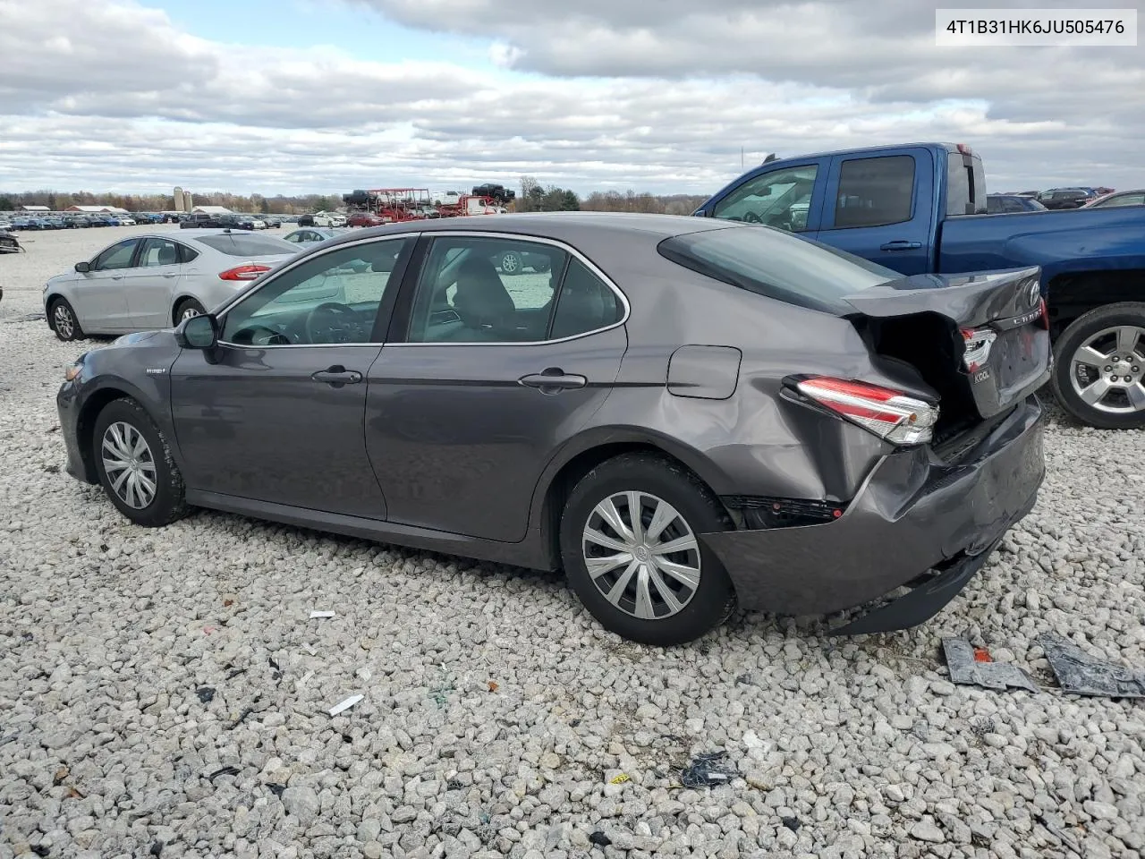 2018 Toyota Camry Le VIN: 4T1B31HK6JU505476 Lot: 78872124