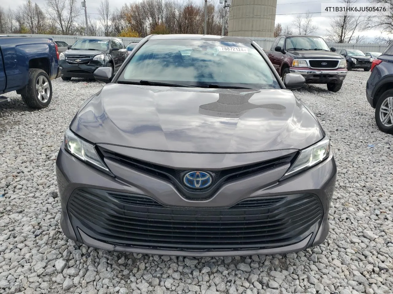 2018 Toyota Camry Le VIN: 4T1B31HK6JU505476 Lot: 78872124