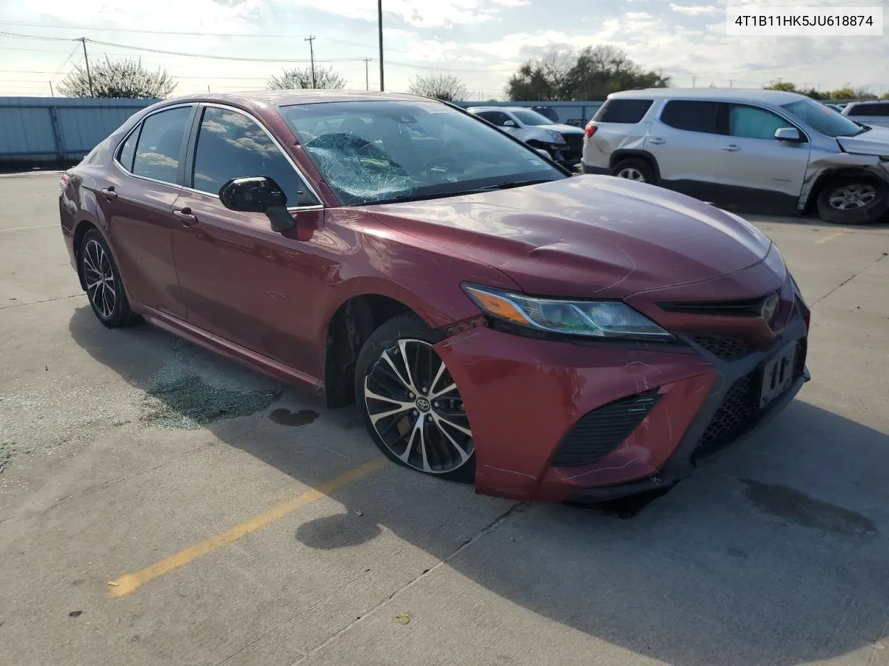 2018 Toyota Camry L VIN: 4T1B11HK5JU618874 Lot: 78908404