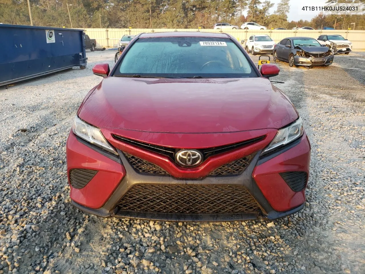 4T1B11HK0JU524031 2018 Toyota Camry L