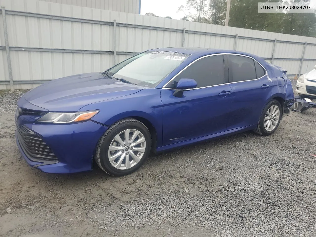 2018 Toyota Camry L VIN: JTNB11HK2J3029707 Lot: 79081564