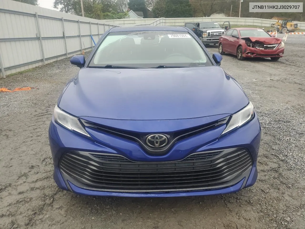 2018 Toyota Camry L VIN: JTNB11HK2J3029707 Lot: 79081564