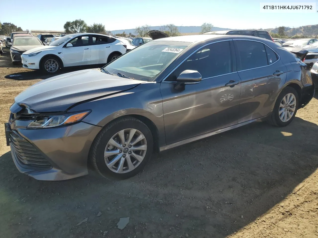 2018 Toyota Camry L VIN: 4T1B11HK4JU671792 Lot: 79343264