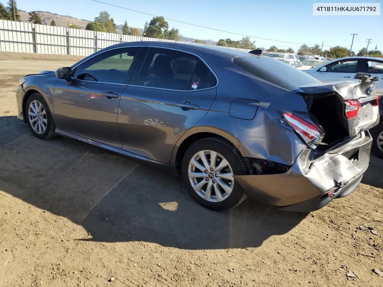 2018 Toyota Camry L VIN: 4T1B11HK4JU671792 Lot: 79343264