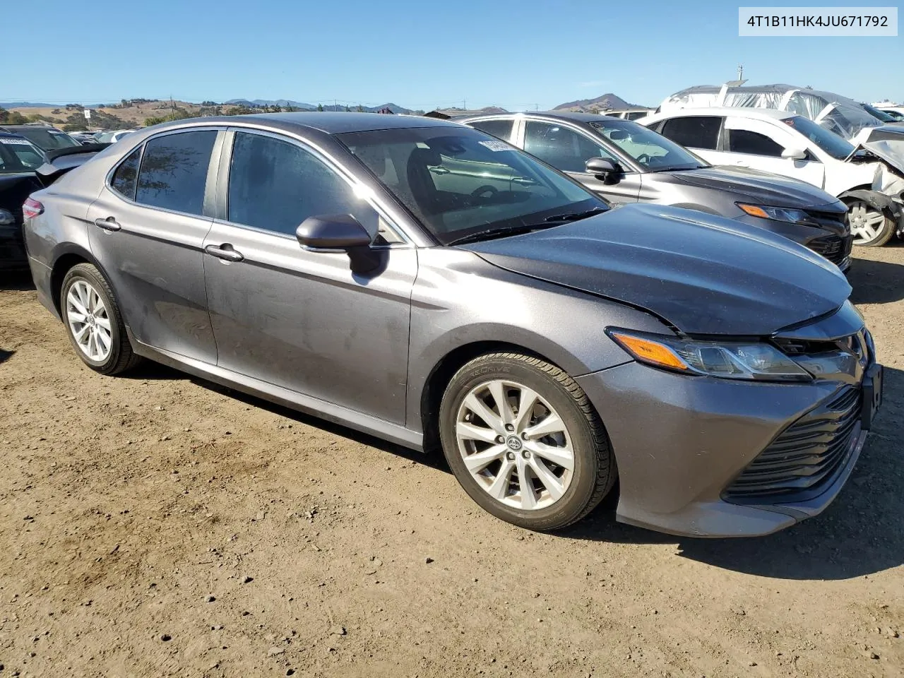 2018 Toyota Camry L VIN: 4T1B11HK4JU671792 Lot: 79343264