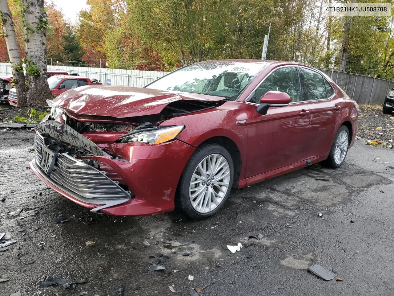 2018 Toyota Camry Hybrid VIN: 4T1B21HK1JU508708 Lot: 79516324