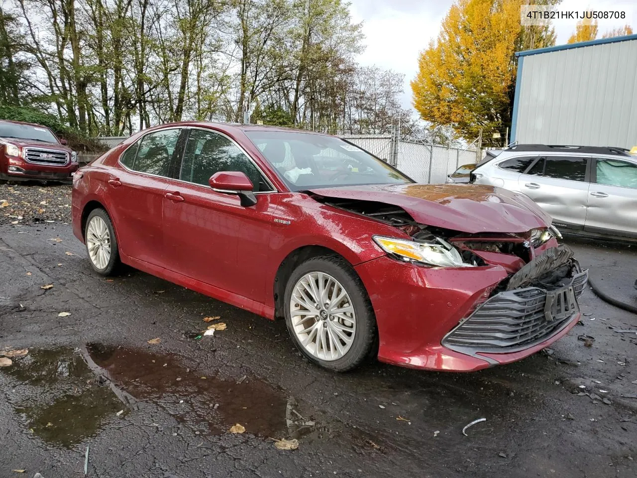 2018 Toyota Camry Hybrid VIN: 4T1B21HK1JU508708 Lot: 79516324