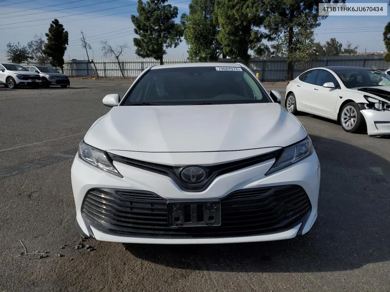 2018 Toyota Camry L VIN: 4T1B11HK6JU670434 Lot: 79684974